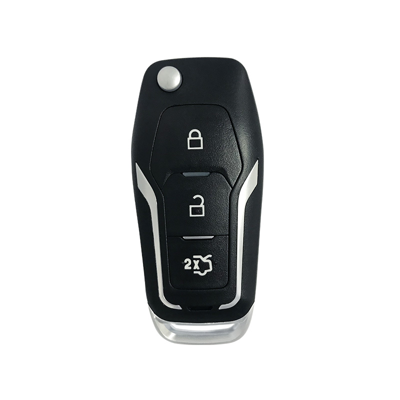 QN-RS380X 2015-2021 Ford / 3-кнопочный выкидной ключ / Артикул: FLIP-FORD-3B1HS / N5F-A08TAA