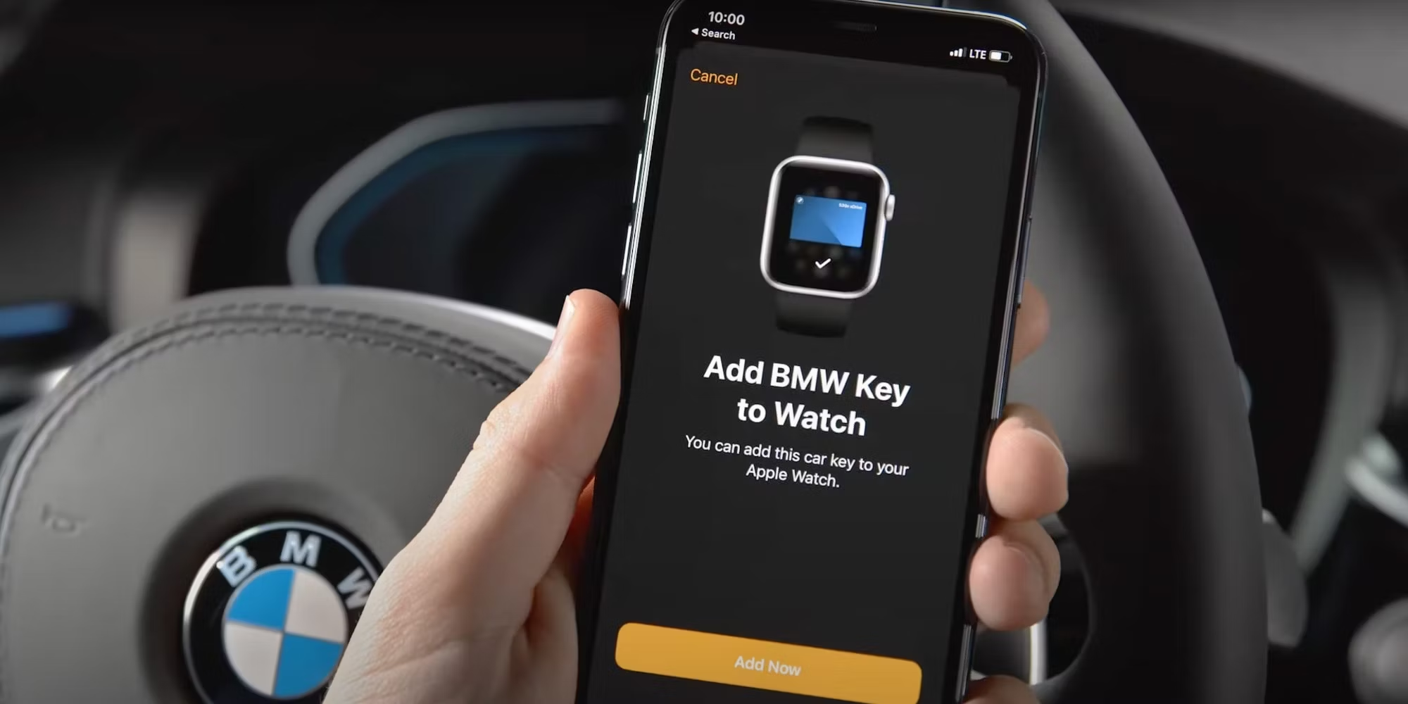Добавить ключ от машины в Apple Wallet на iPhone или Apple Watch?